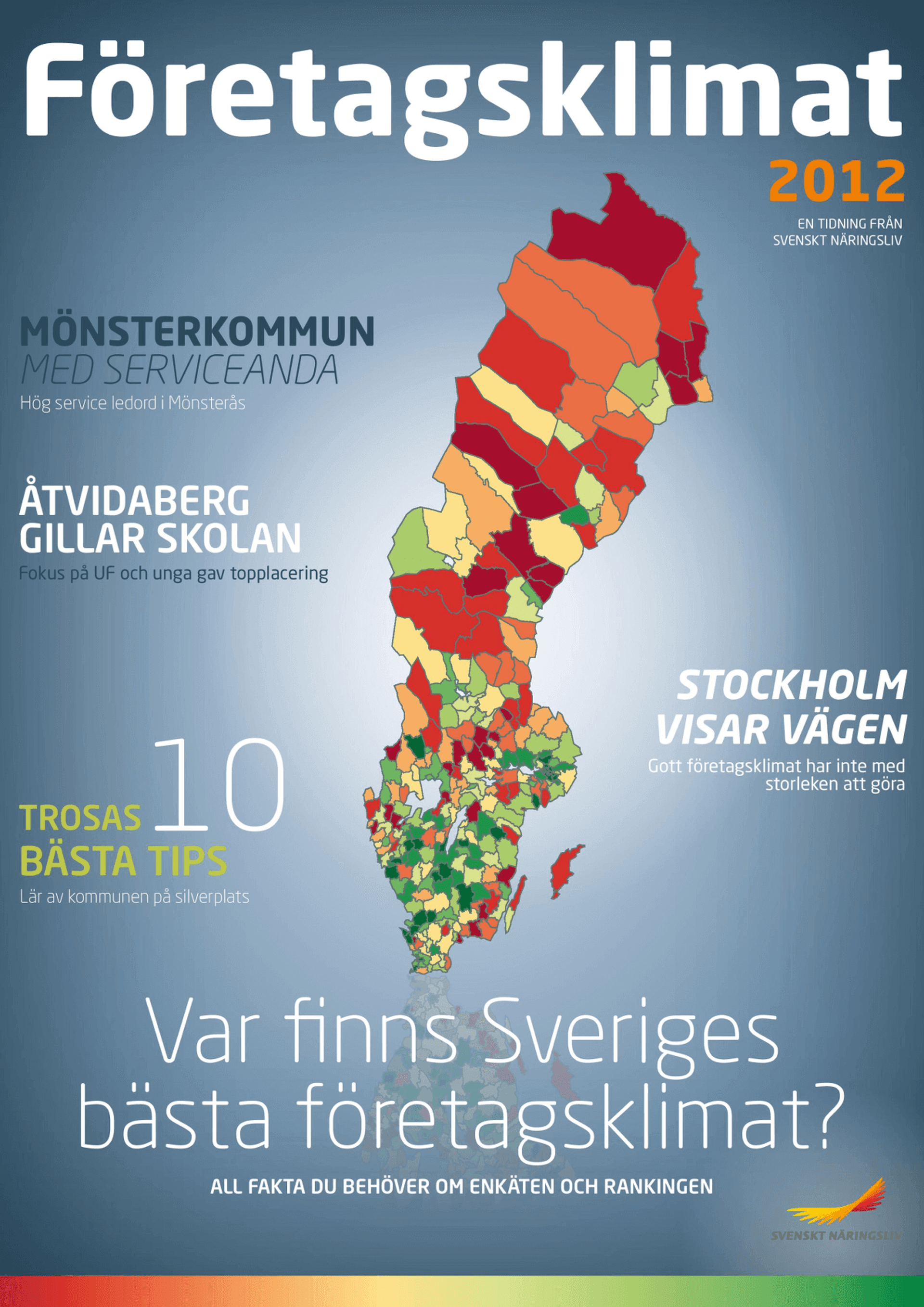 Lokalt företagsklimat ranking 2012