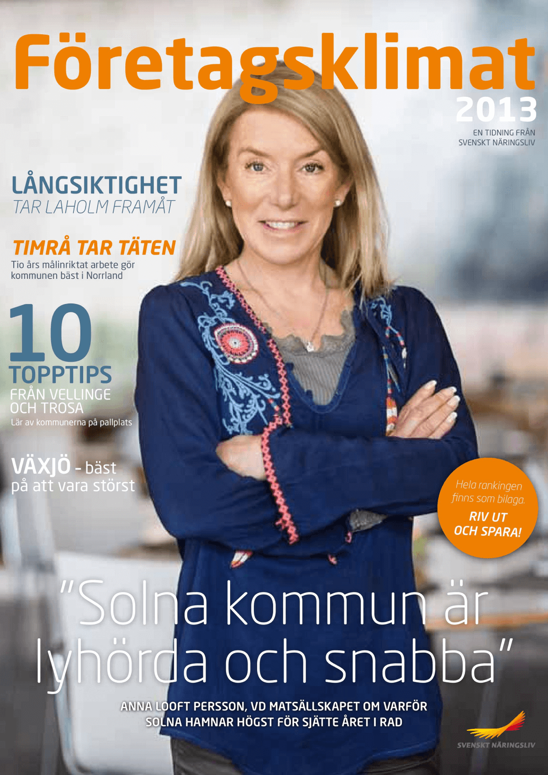 Lokalt företagsklimat ranking 2013