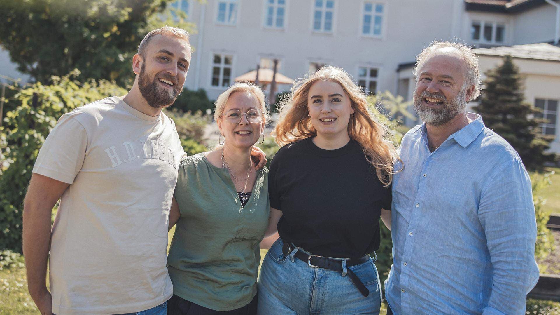 Tobias, Jenny, Johanna och Magnus Danielsson