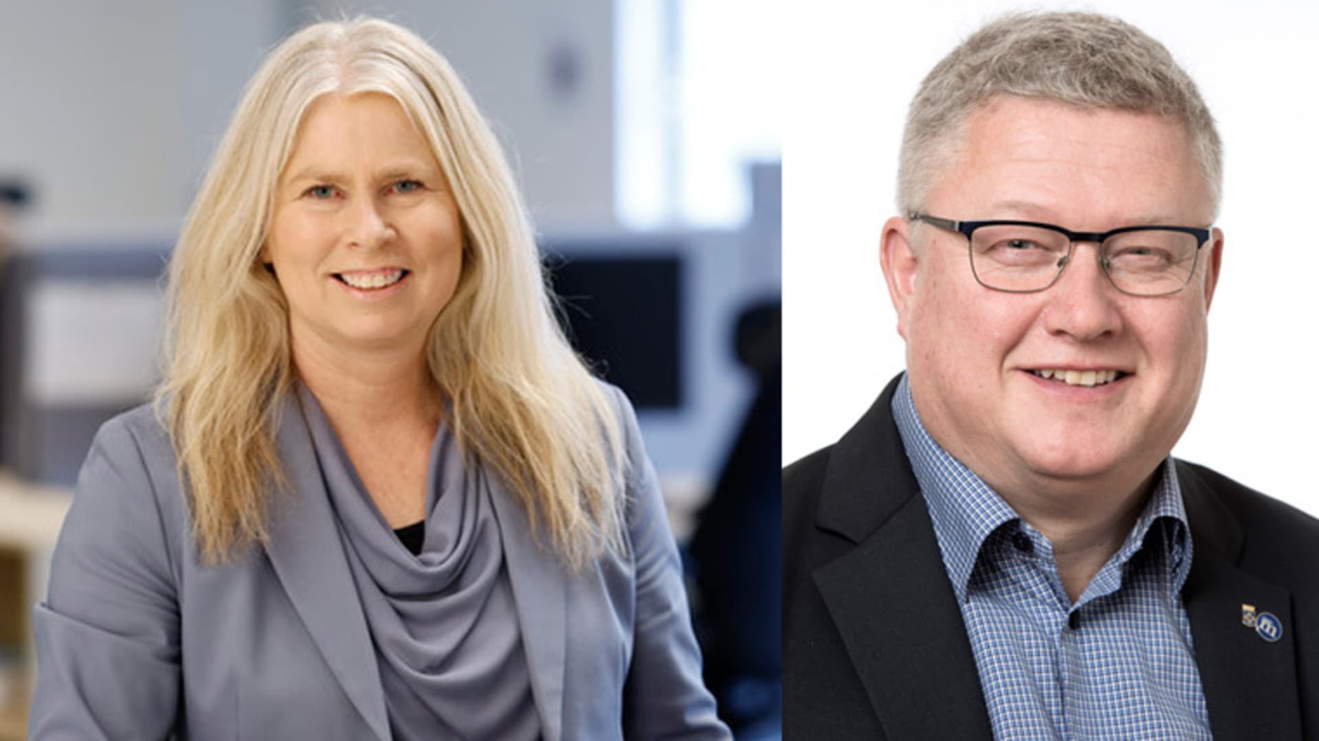 Anna Holmström, Näringslivschef och Peter Book, KSO Enköpings kommun